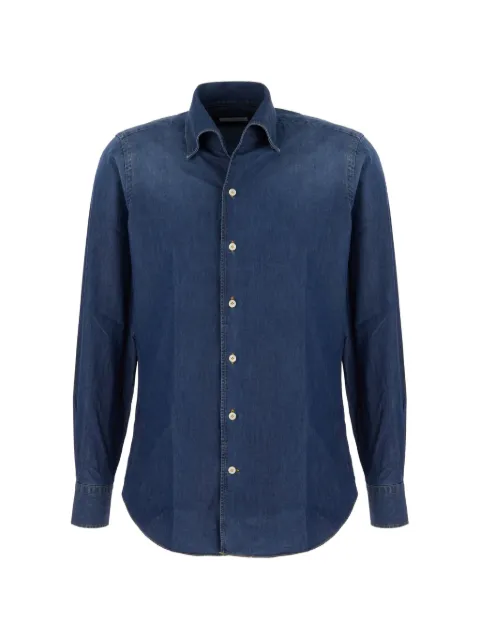 Alessandro Gherardi washed denim shirt Blue BP1CN10ATS