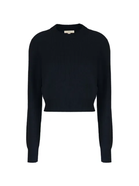Malo ribbed cropped sweater Black DXA416F1C02