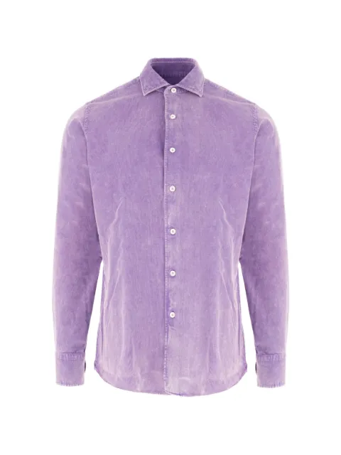 Alessandro Gherardi corduroy shirt Purple REGENT877T3