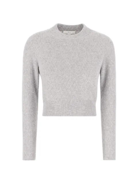Malo ribbed-knit cropped sweater Grey DXA416F1C02