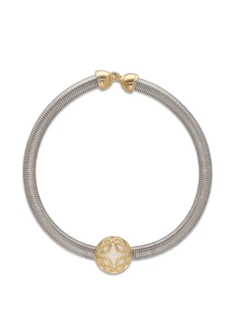 Vintage tubogas-link necklace Silver W137268
