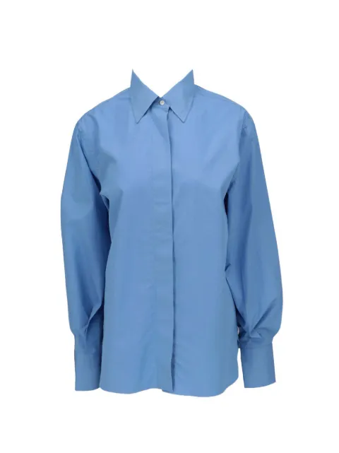 Isaia long-sleeve shirt Blue CMD012KM00210