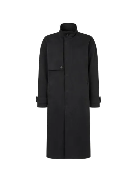 TOMBOY storm-flap high-neck coat Black 9156311831