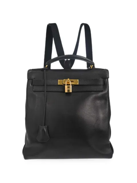 Hermès Pre-Owned 2001 GM Kelly À Dos backpack Black 188606