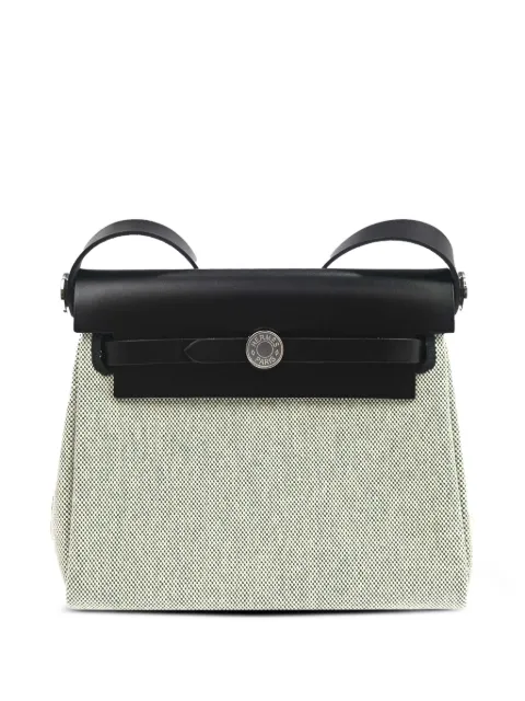 Hermès Pre-Owned 2024 H Toile Herbag zip tote bag Neutrals NQ10727