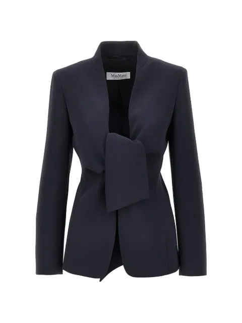 Max Mara Cady jacket with sash detail - midnightblue Blue 2621046041600018