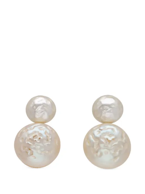 Coppola E Toppo Vintage faux-pearl clip-on earrings Gold W2906269
