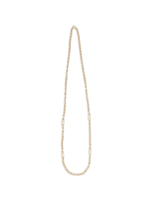 Vintage crystal-embellished chain necklace Gold W2906268