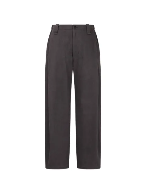TOMBOY drawstring-waist cotton trousers Grey 9156331831