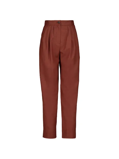 Blazé Milano Patea pleated trousers Brown PTUPA01PAE