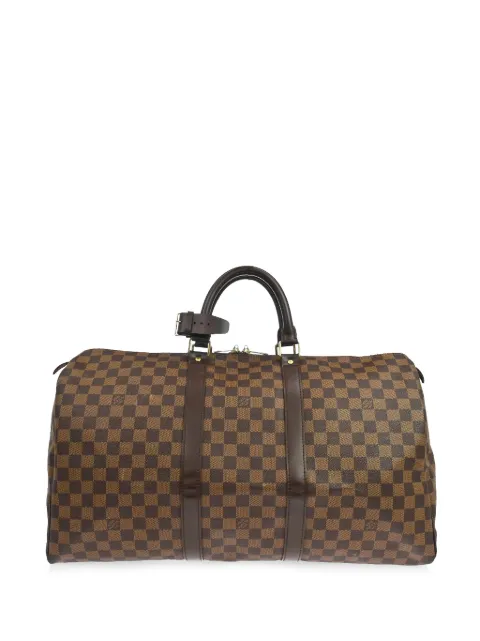 Louis Vuitton Pre-Owned 2006 Damier Keepall travel tote bag Brown NQ10490