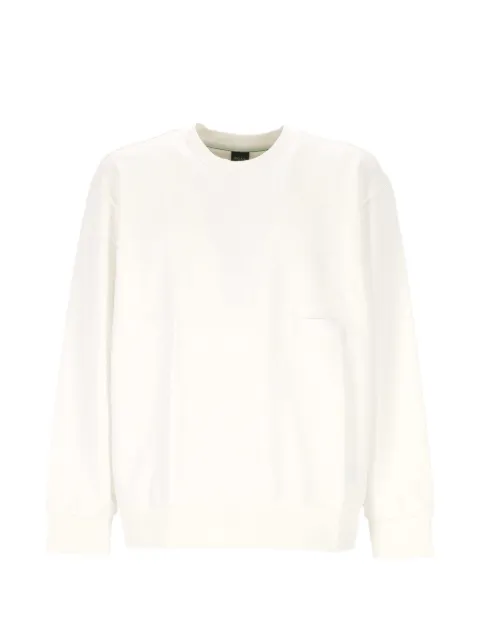 BOSS logo-patch sweater White 50564103