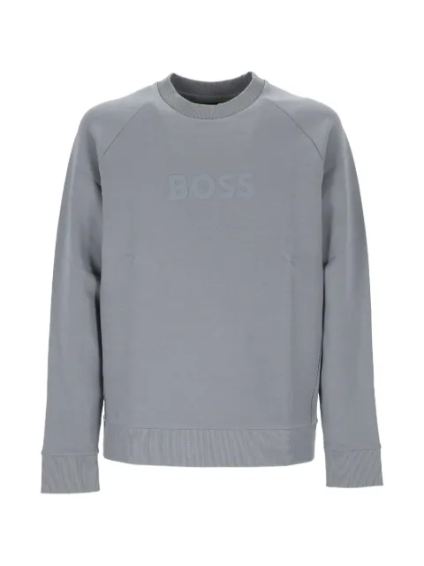BOSS crewneck sweatshirt with a puffed logo Grey 50565307