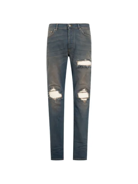 AMIRI distressed panelled jeans Blue AM326JE006000Q