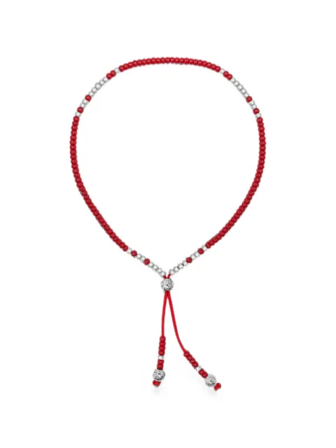 Nialaya Jewelry beaded drawstring bracelets Red MST097