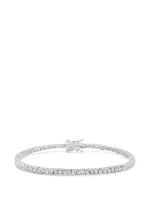 Nialaya Jewelry cz-embellished tennis bracelets Silver WSP033