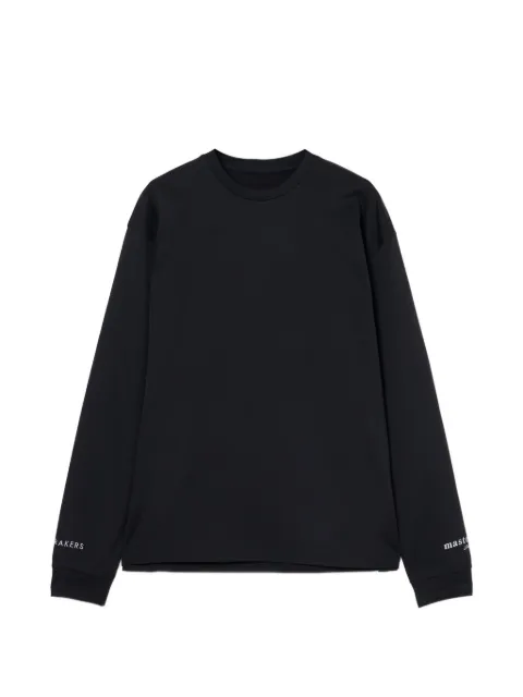 Mastermind Japan logo-print long-sleeve T-shirt Black MJ26C17TS321