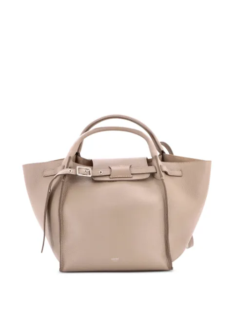Celine Pre-Owned Big Bag Grained Calfskin Medium satchel Neutrals LBXV3CZZOQONWZAE