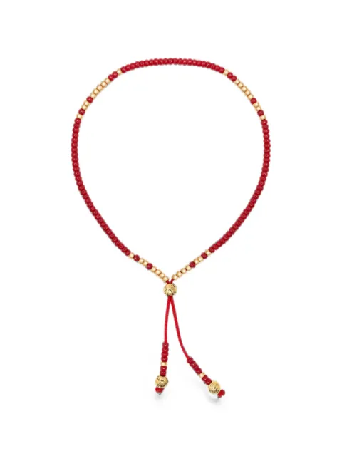 Nialaya Jewelry beaded string bracelet Red MST094