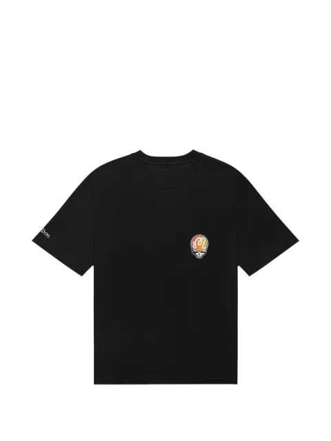 Malbon Golf graphic-print chest-pocket T-shirt Black M10138