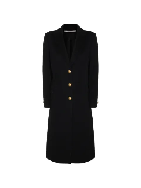 Tagliatore gold-tone buttoned coat Black AMANDA350001