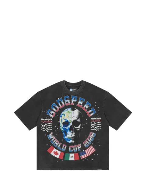 GODSPEED graphic-print T-shirt Black GS537