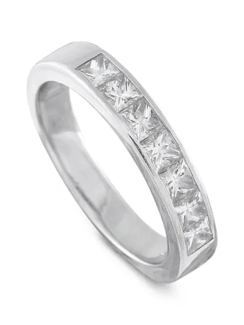 LB Exclusive square diamond band ring Silver MF12070826