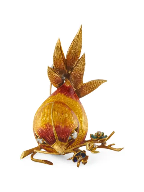 LB Exclusive bird diamond brooch Gold MF04070926