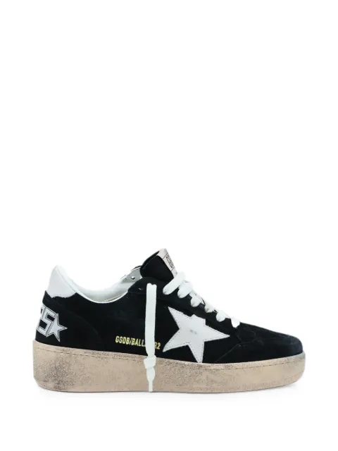Golden Goose star-patch distressed-effect sneakers Black GWF00804F008504
