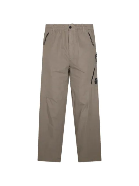 C.P. Company Lens-detail straight-leg trousers Neutrals 21CMPA059A110324G