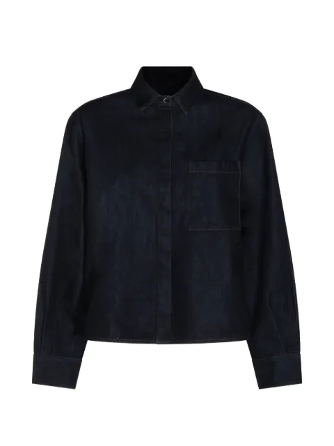 Nine In The Morning patch-pocket shirt Blue AZ18V94RINSE