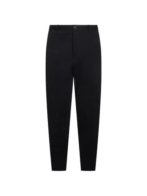 Nine In The Morning logo-patch trousers Black GVE80Z32NERO