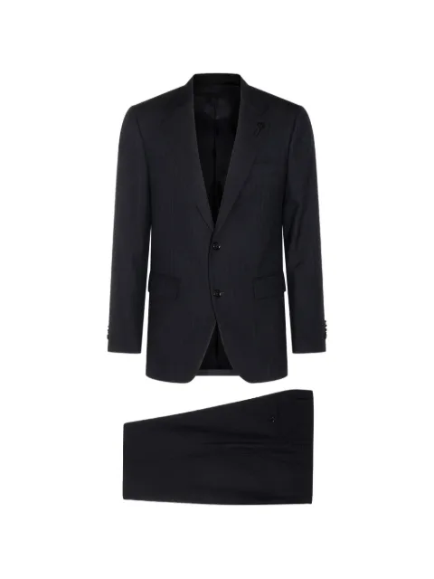 Lardini pinstripe suit Blue AC5931EACIF67431860GR