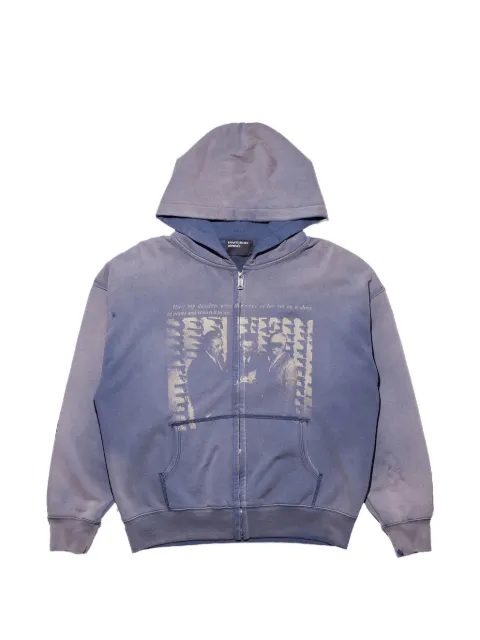 Enfants Riches Déprimés Daughter's Pet zip-up hoodie Blue 020522