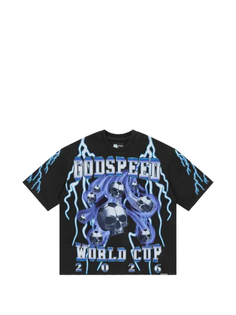 GODSPEED Voltage graphic-print T-shirt Black GS541