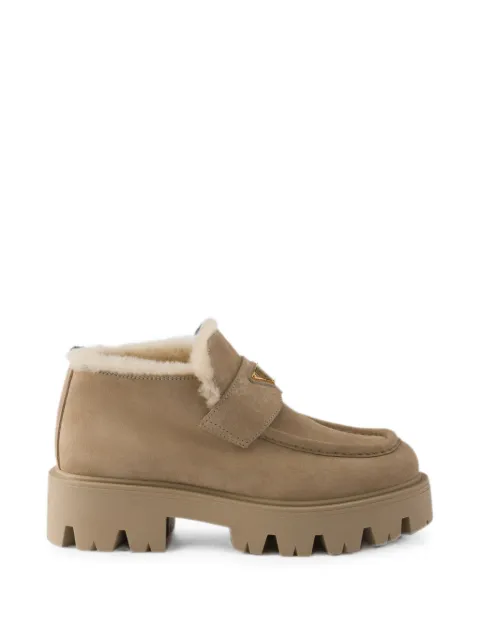 Prada suede loafers Neutrals 1D594OFZF50054