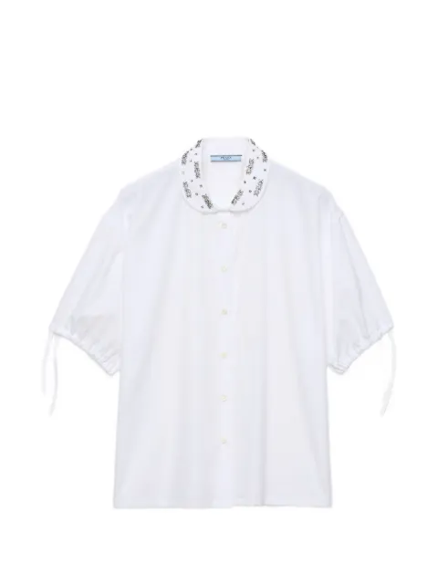 Prada poplin shirt White P450IRSOOO17DG