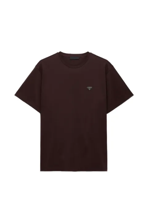 Prada cotton T-shirt Brown UJN954SOOO240