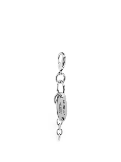 Balenciaga Everyday chain earrings in antique silver Silver 869812TZ99I
