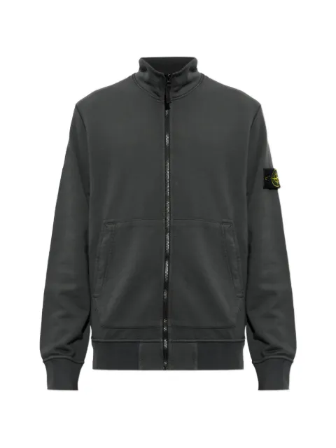 Stone Island 6100063 organic cotton fleece jacket Grey L2S156100063S0051