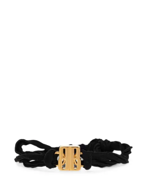Balenciaga Nano Ribbon BB bracelet in black/shiny gold Gold 869897TZNAG