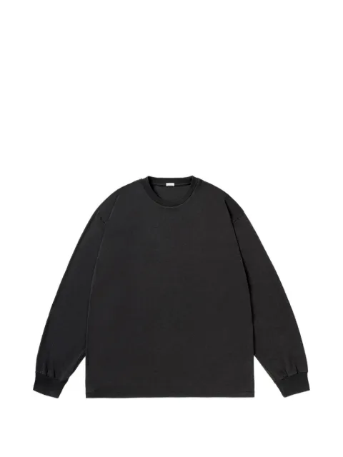 A.PRESSE long-sleeve crew neck sweatshirt Grey 26AAP0502