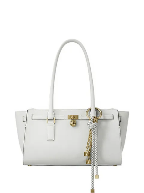 Michael Kors Hamilton Moderne small leather satchel White 30F5GNXT0L