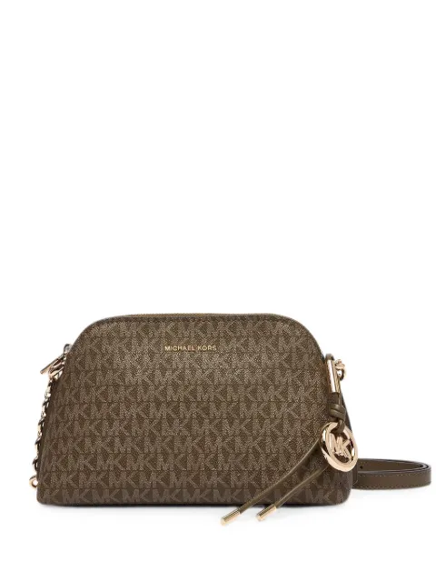 Michael Kors small Dome chain crossbody bag Brown 32T6GX4C1V