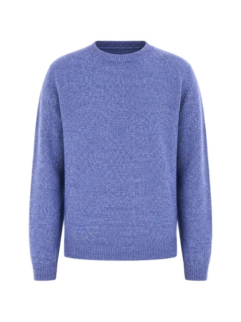 DONDUP flecked-knit wool sweater Blue UT319M01032U002