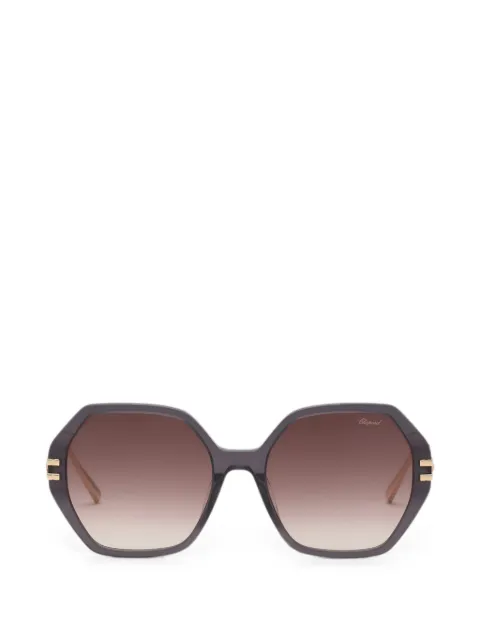 Chopard Eyewear geometric-frame sunglasses Grey SCH370M0705