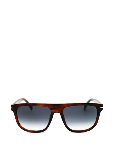 Eyewear by David Beckham tortoiseshell-effect square-frame sunglasses Brown DB7111