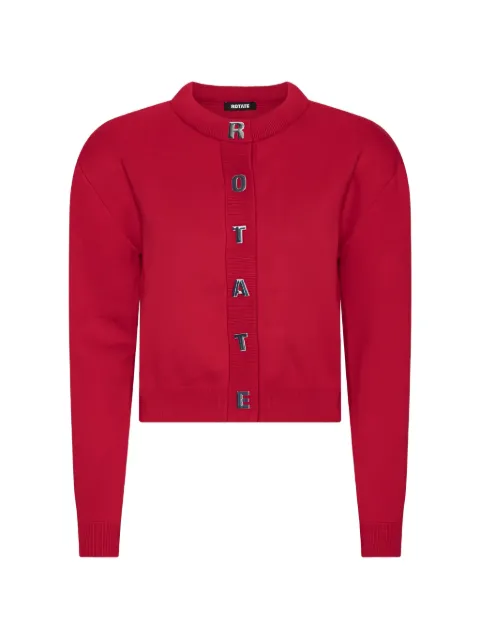 ROTATE BIRGER CHRISTENSEN Firm knit cardigan red Red 1166042240