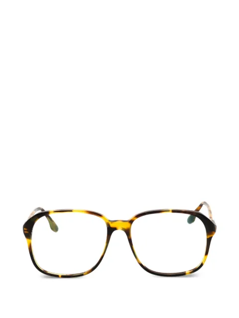 Victoria Beckham tortoiseshell-effect square-frame glasses Brown VBOPT231C03