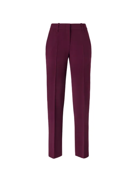 Ermanno Scervino pressed-crease tailored trousers Purple D496P310ILM91718